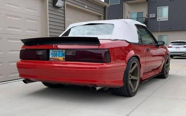 79-93 Mustang Coupe/Convertible Ducktail Spoiler (Beadless Version)