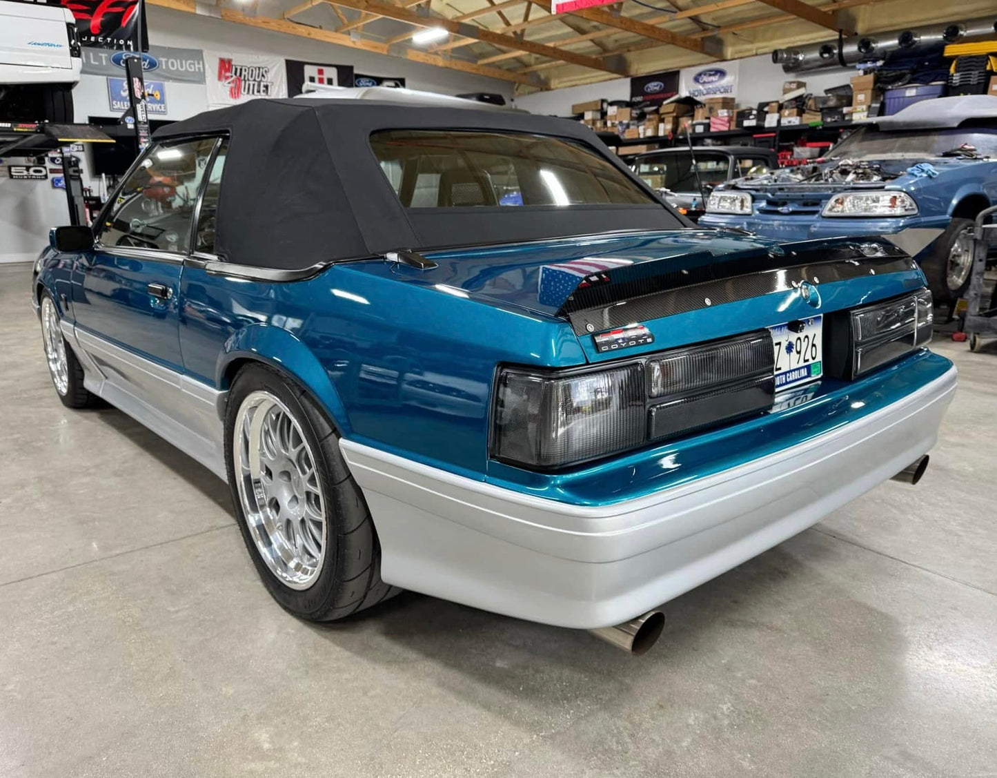 79-93 Mustang Coupe/Convertible Ducktail Spoiler (Carbon Fiber)