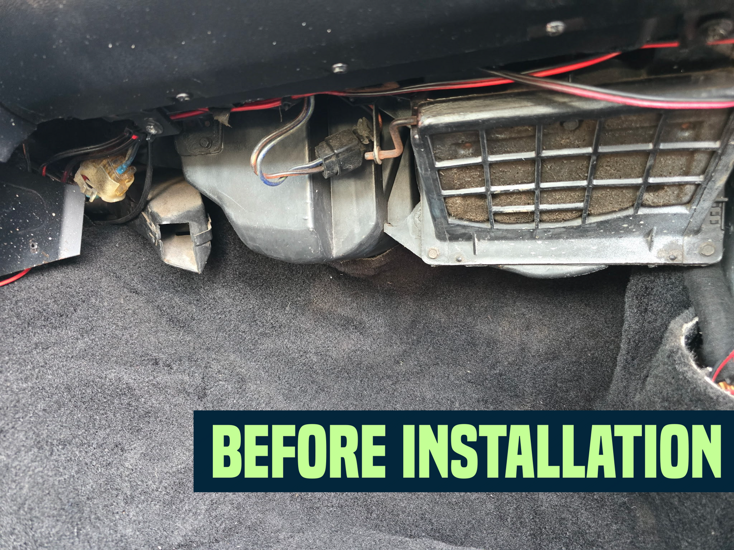 Heater Box Covers for an 87-93 Foxbody Mustang