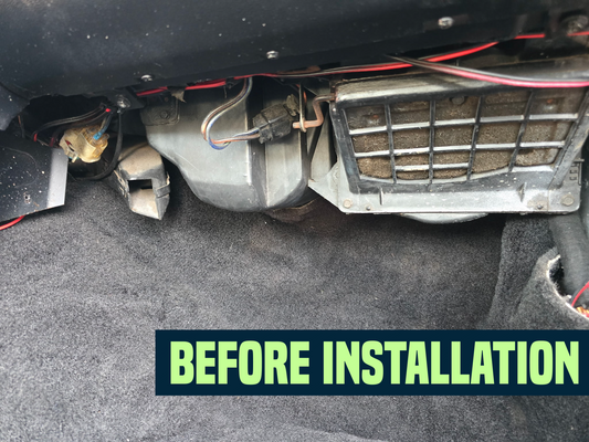 Heater Box Covers for an 87-93 Foxbody Mustang