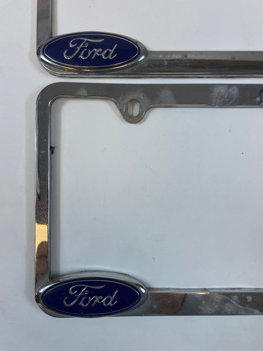 Ford Licence Plate Frame Set Die Cast Aluminum