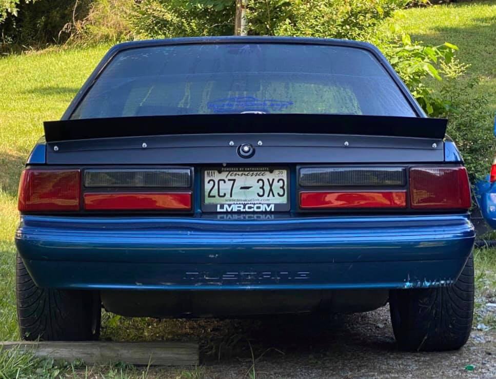 79-93 Mustang Coupe/Convertible Ducktail Spoiler (Beadless Version)
