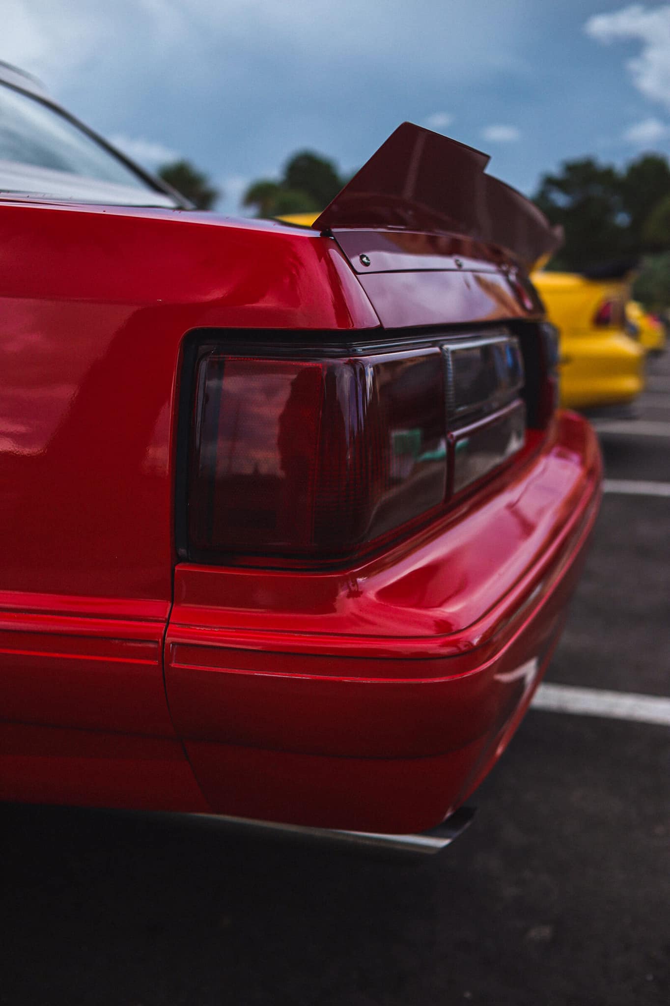 79-93 Mustang Coupe/Convertible Center Cut Ducktail Spoiler (Beadless Version)