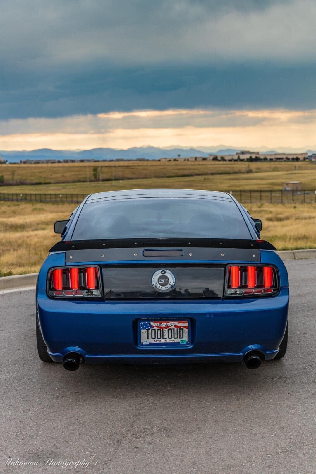 2005-2009 S197 Mustang Rear Ducktail Spoiler (Welded Version)