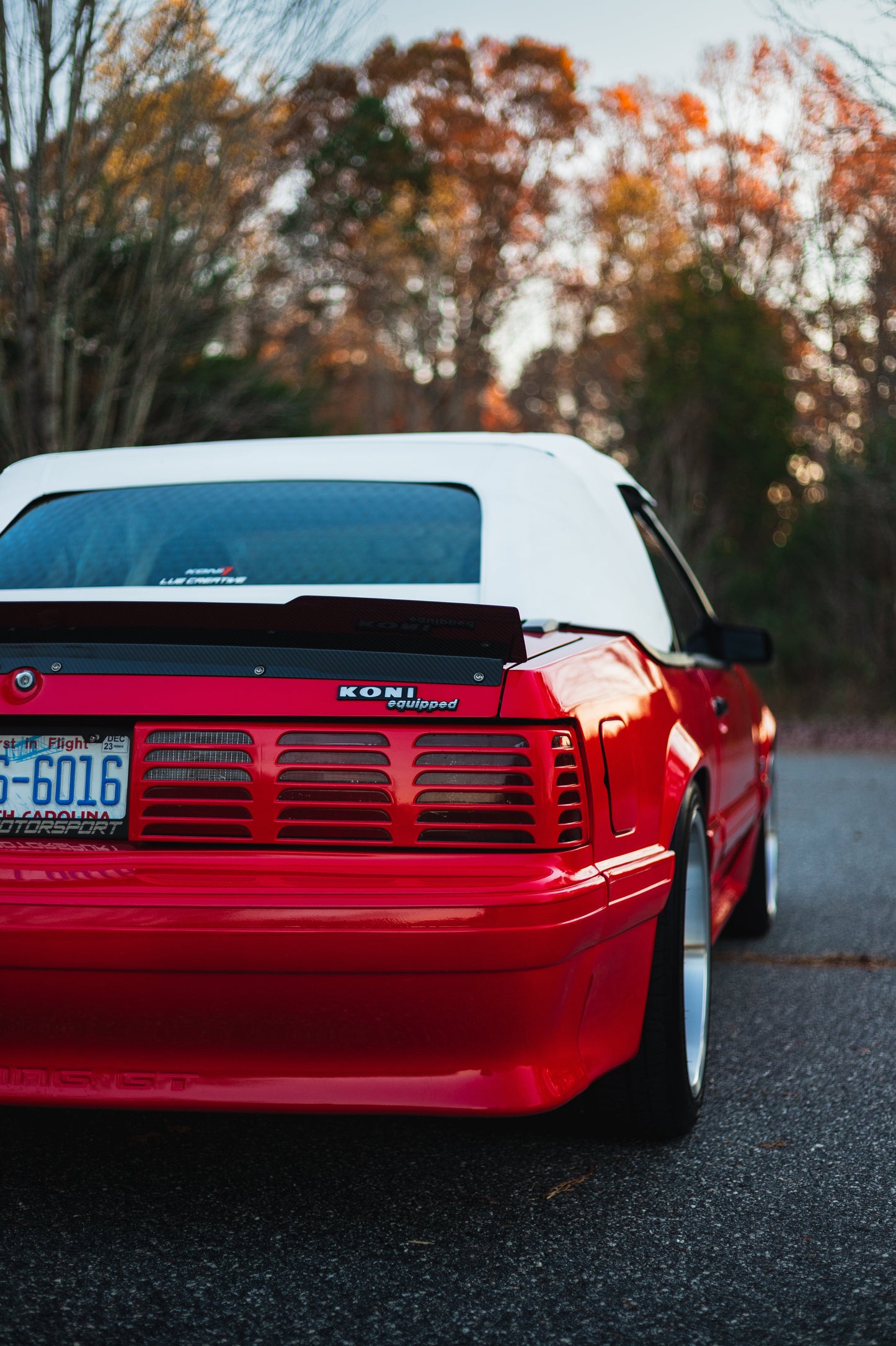 79-93 Mustang Coupe/Convertible Ducktail Spoiler (Carbon Fiber)