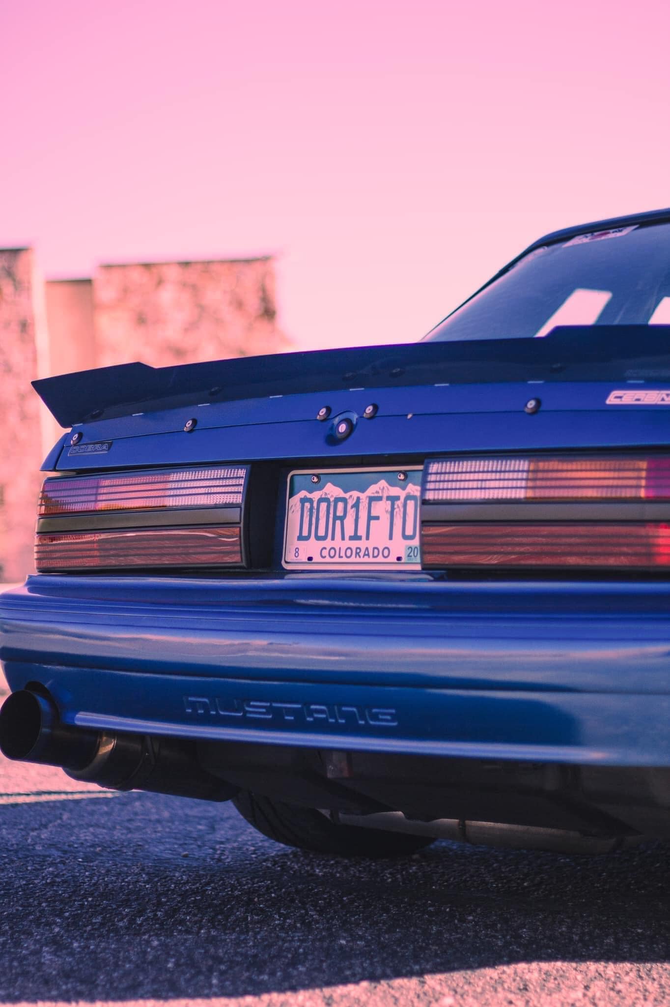 79-93 Mustang Coupe/Convertible Center Cut Ducktail Spoiler (Welded Version)