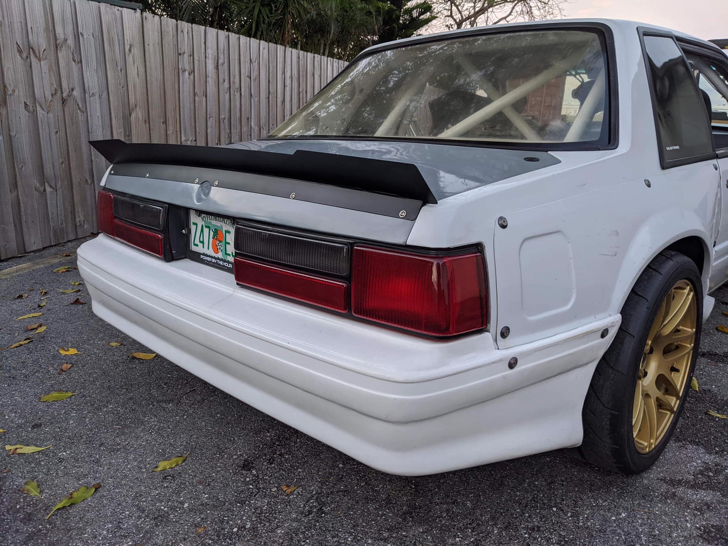 79-93 Mustang Coupe/Convertible Center Cut Ducktail Spoiler (Beadless Version)