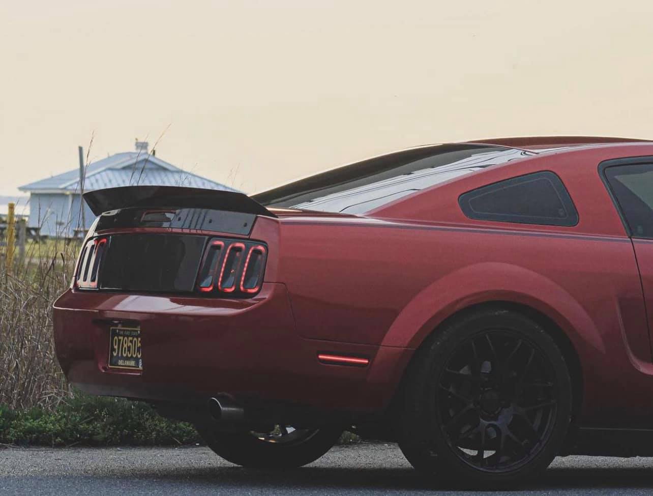 2005-2009 S197 Mustang Rear Ducktail Spoiler (Beadless Version)