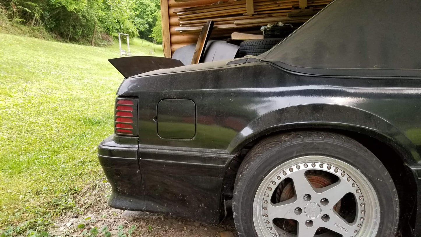 79-93 Mustang Coupe/Convertible Ducktail Spoiler (Welded Version)