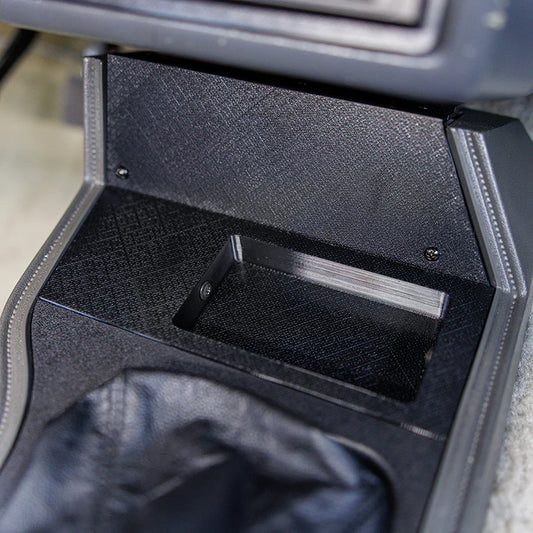 Ash Tray Panel with Storage for 1979 - 1986 Ford Mustang