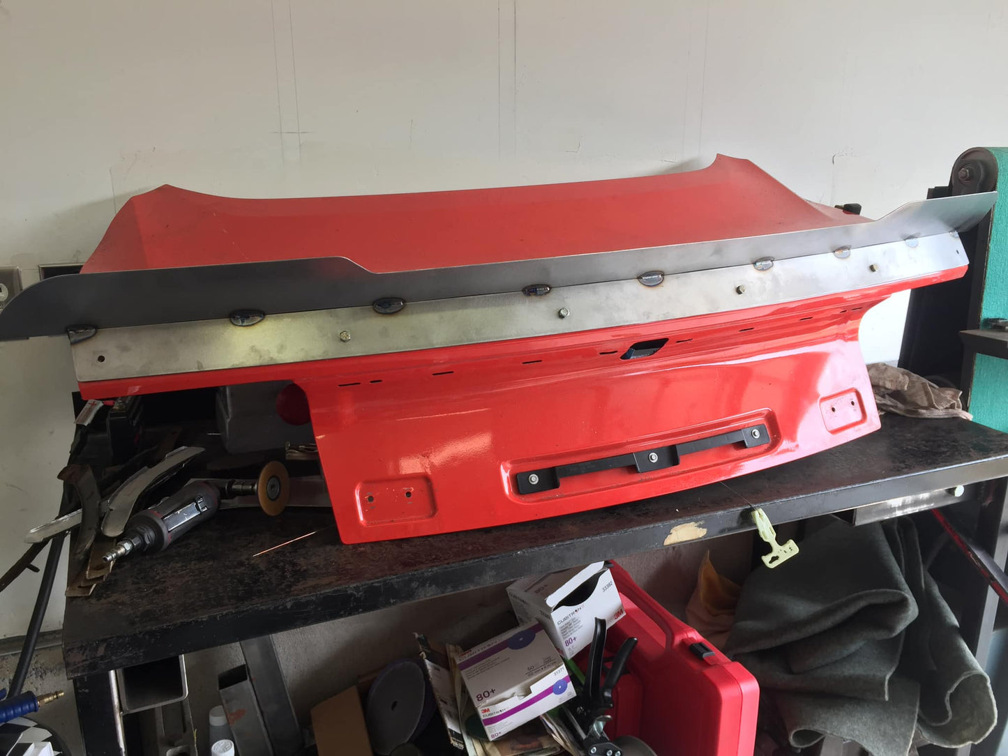 2015-2023 S550 Mustang Rear Spoiler (Welded Version)