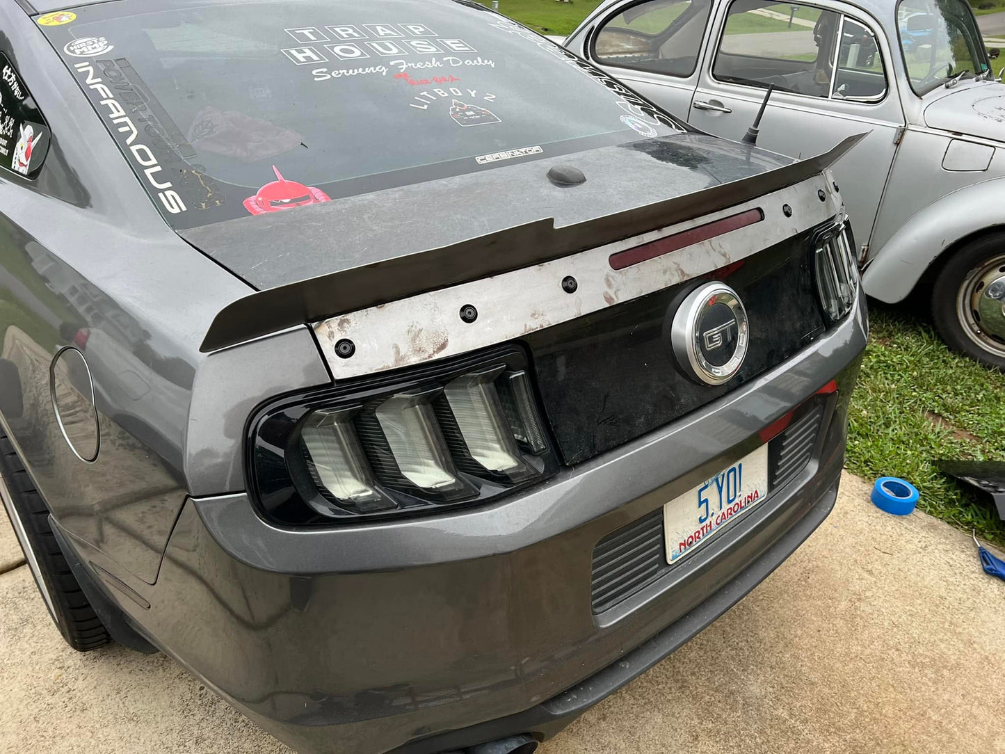 2010-2014 S197 Mustang Rear Ducktail Spoiler (Welded Version)