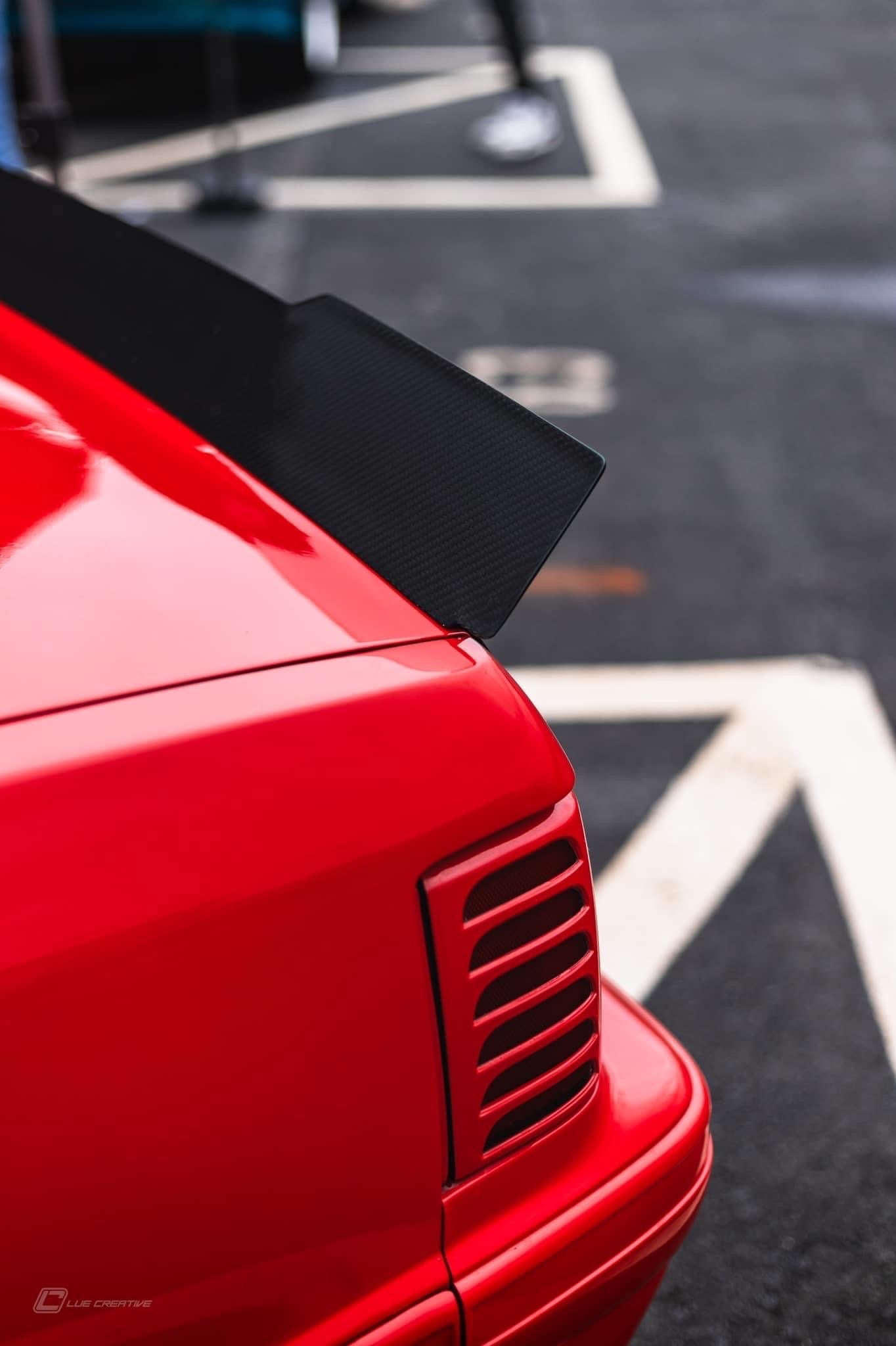 79-93 Mustang Coupe/Convertible Ducktail Spoiler (Carbon Fiber)