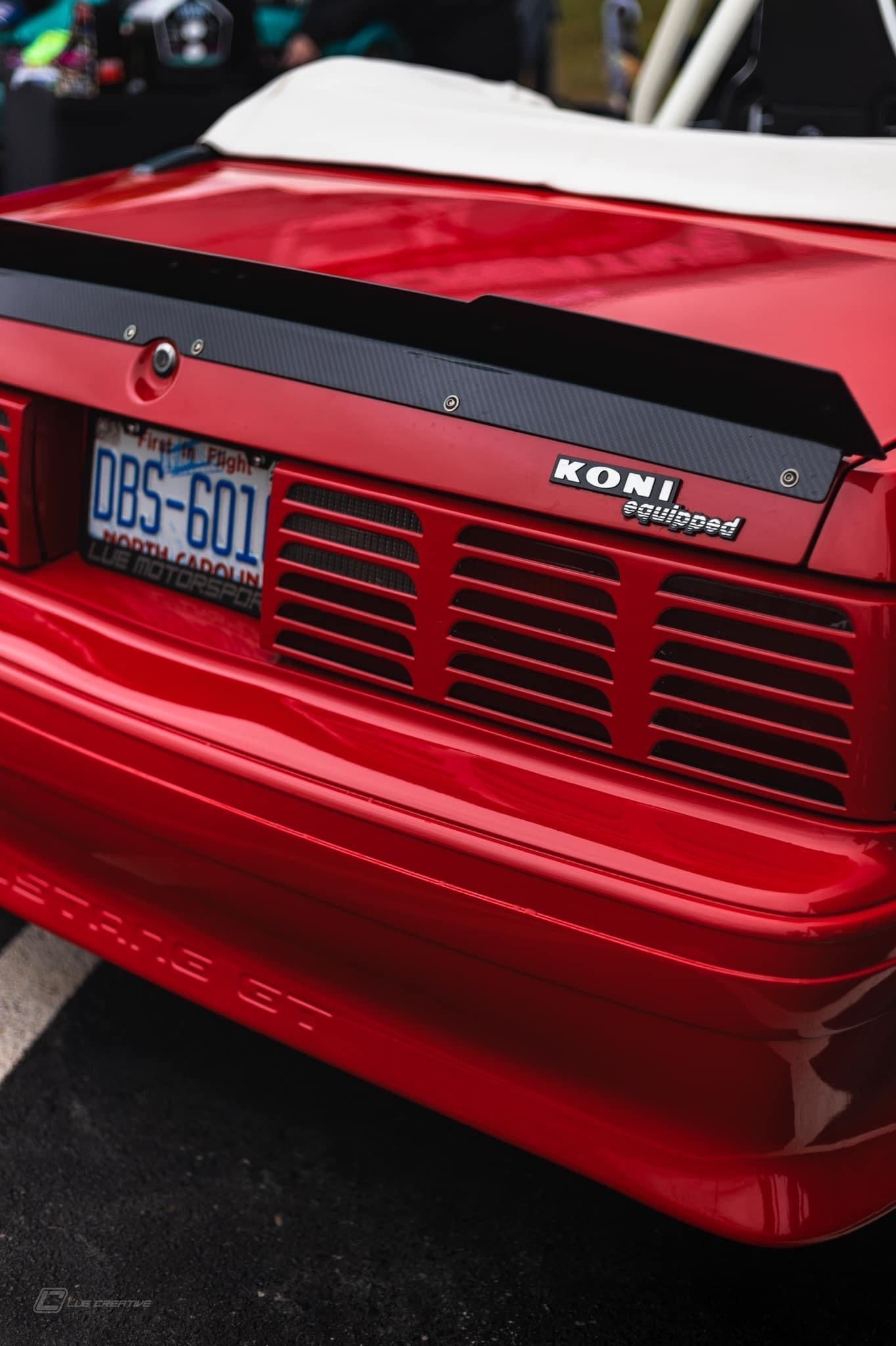 79-93 Mustang Coupe/Convertible Ducktail Spoiler (Carbon Fiber)