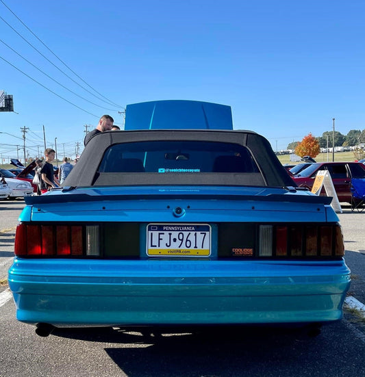79-93 Mustang Coupe/Convertible Center Cut Ducktail Spoiler (Welded Version)