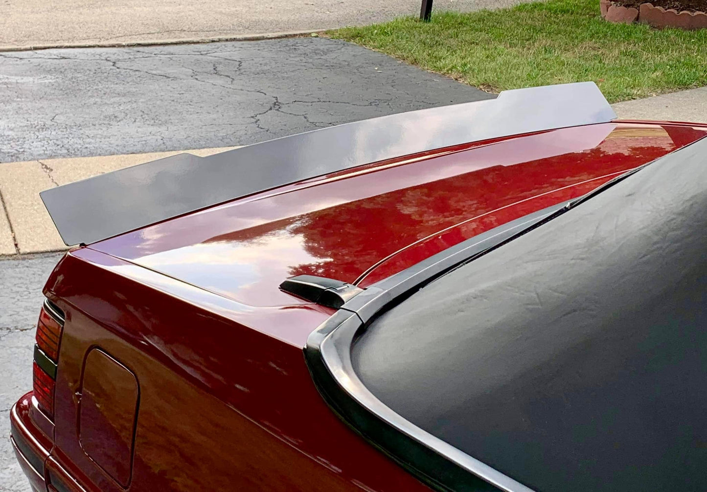 79-93 Mustang Coupe/Convertible Center Cut Ducktail Spoiler (Beadless Version)