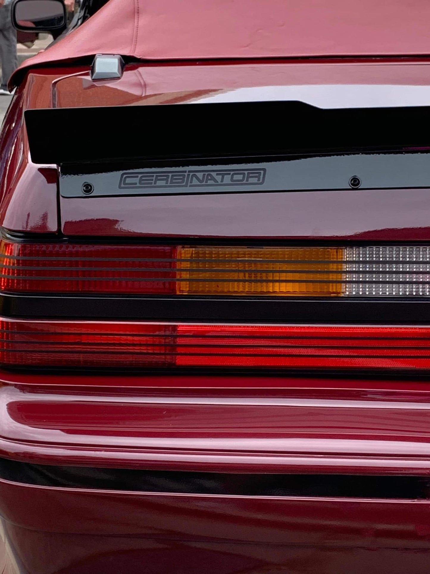 79-93 Mustang Coupe/Convertible Center Cut Ducktail Spoiler (Beadless Version)