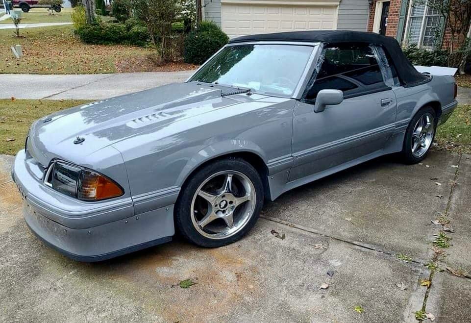 79-93 Mustang Coupe/Convertible Center Cut Ducktail Spoiler (Beadless Version)