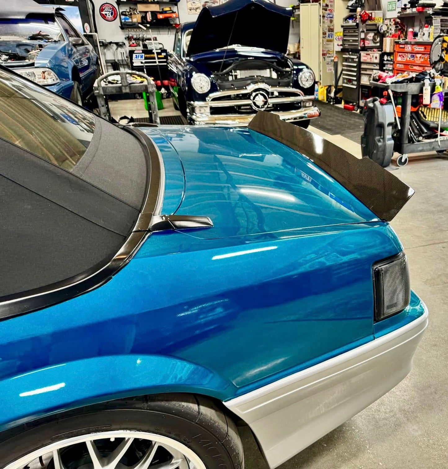79-93 Mustang Coupe/Convertible Ducktail Spoiler (Carbon Fiber)