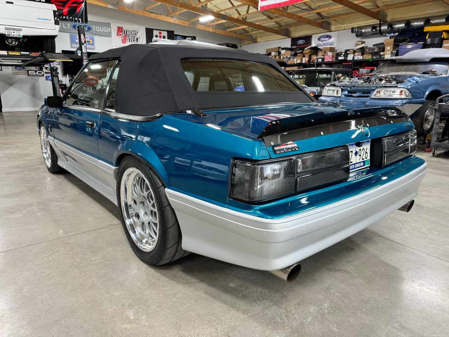 79-93 Mustang Coupe/Convertible Ducktail Spoiler (Carbon Fiber)