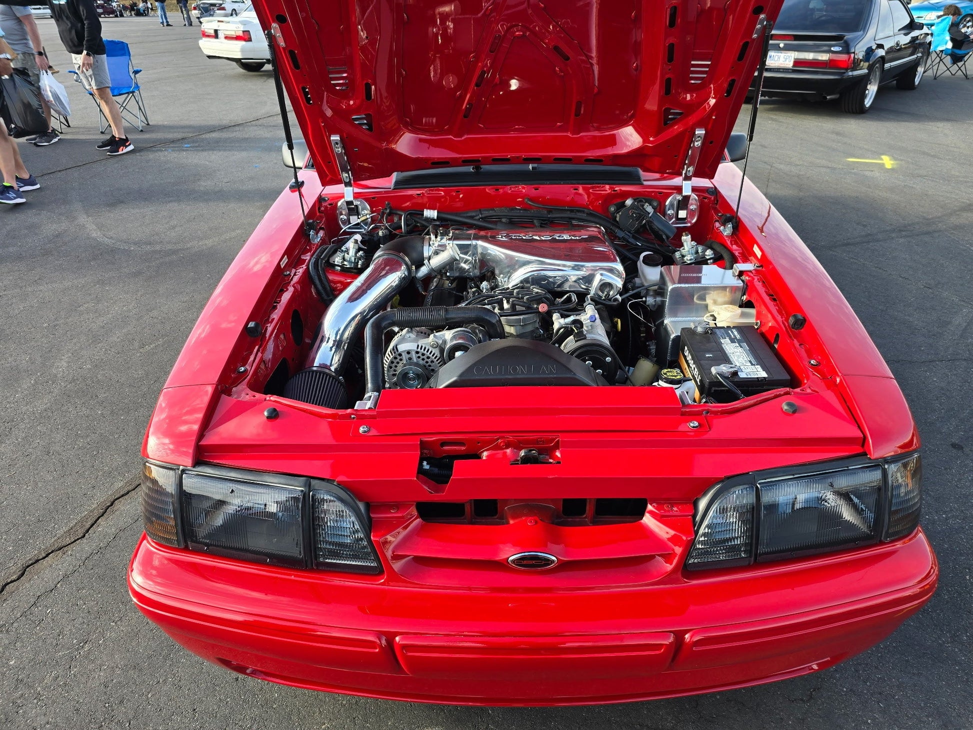 Fp Performance 87-93 Ford Mustang radiator to headlight cover – FP Performance Premium ...