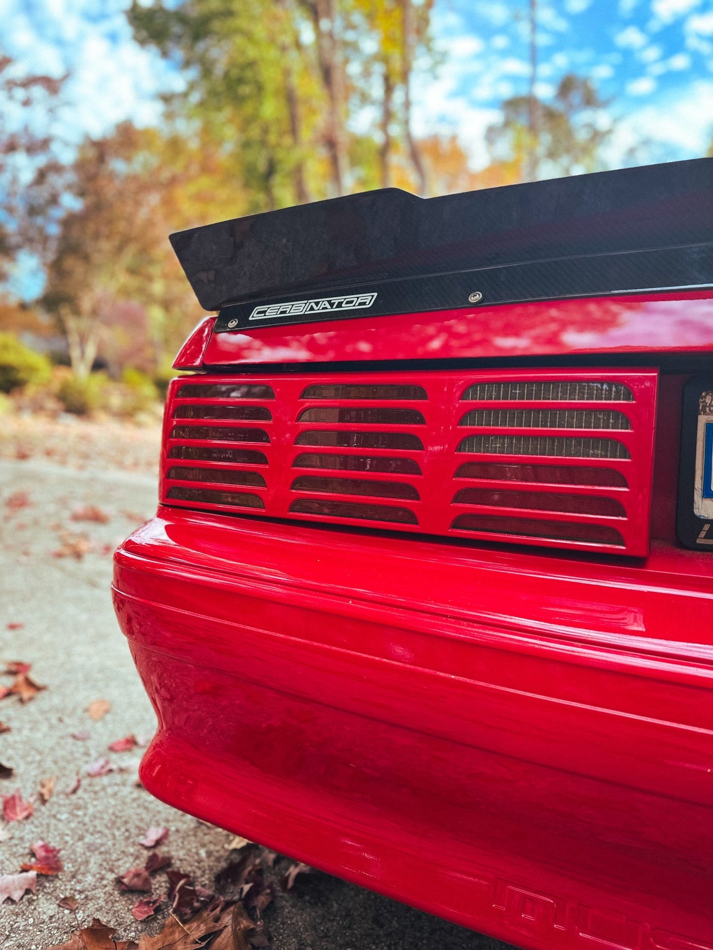 79-93 Mustang Coupe/Convertible Ducktail Spoiler (Carbon Fiber)