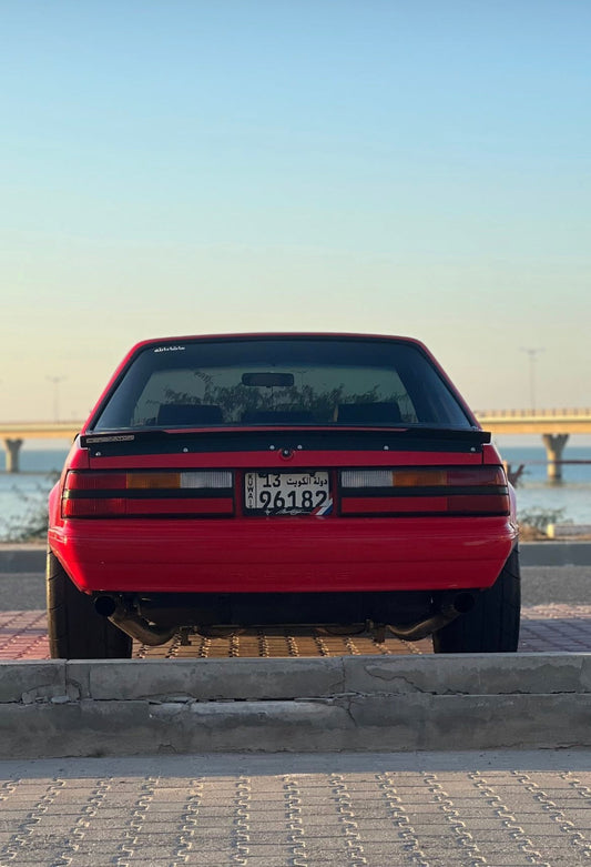 79-93 Mustang Coupe/Convertible Center Cut Ducktail Spoiler (Beadless Version)