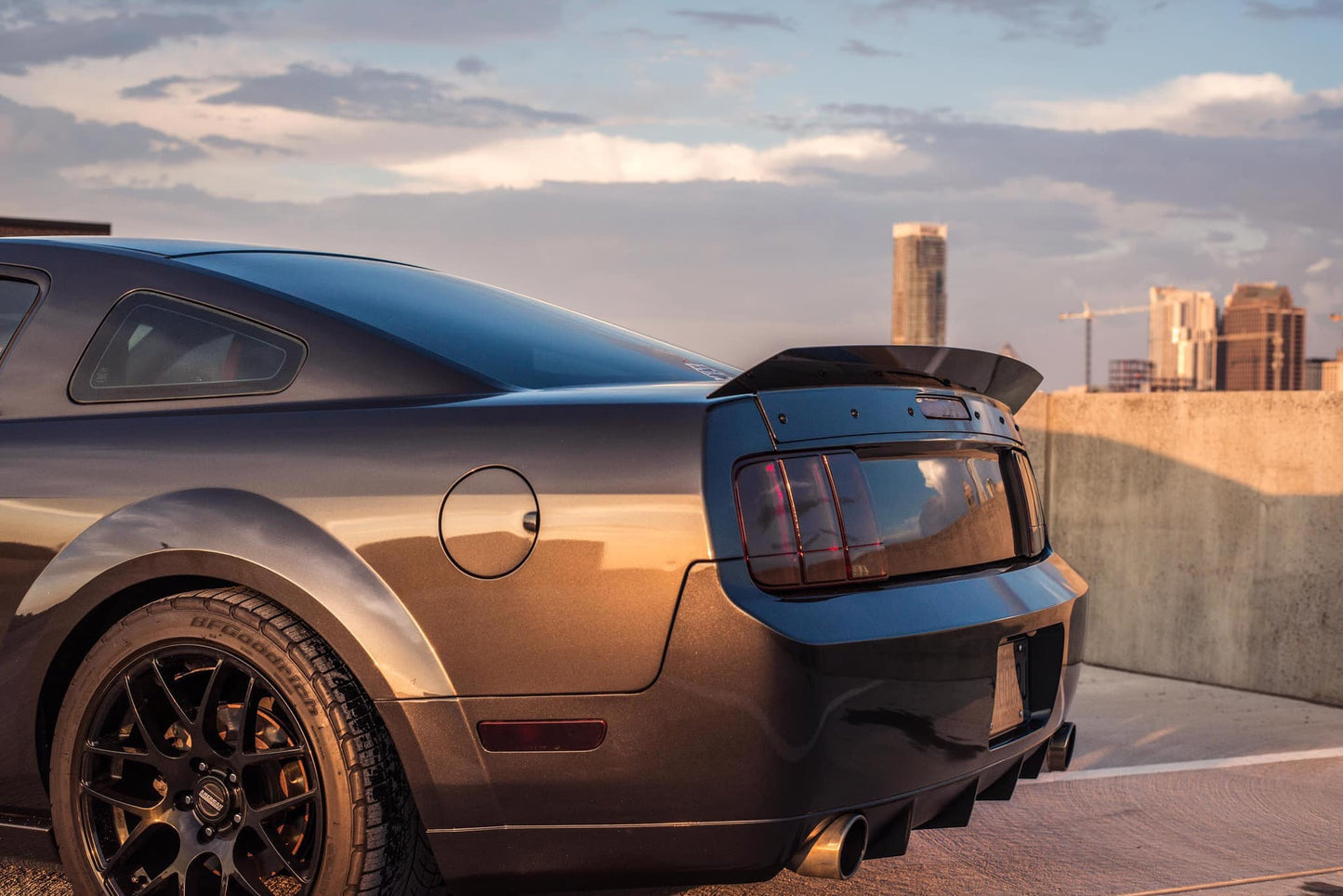 2005-2009 S197 Mustang Rear Ducktail Spoiler (Beadless Version)