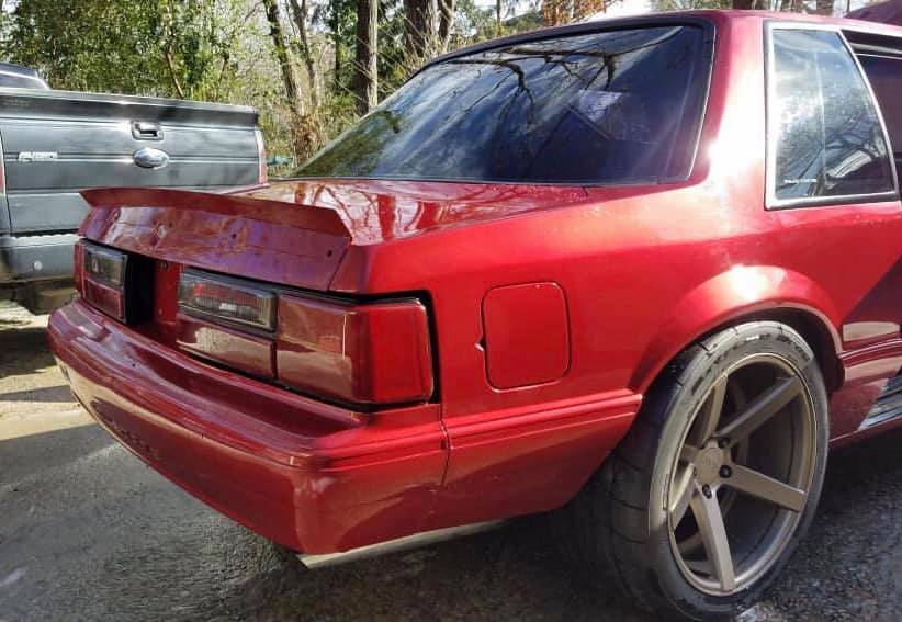 79-93 Mustang Coupe/Convertible Ducktail Spoiler (Welded Version)