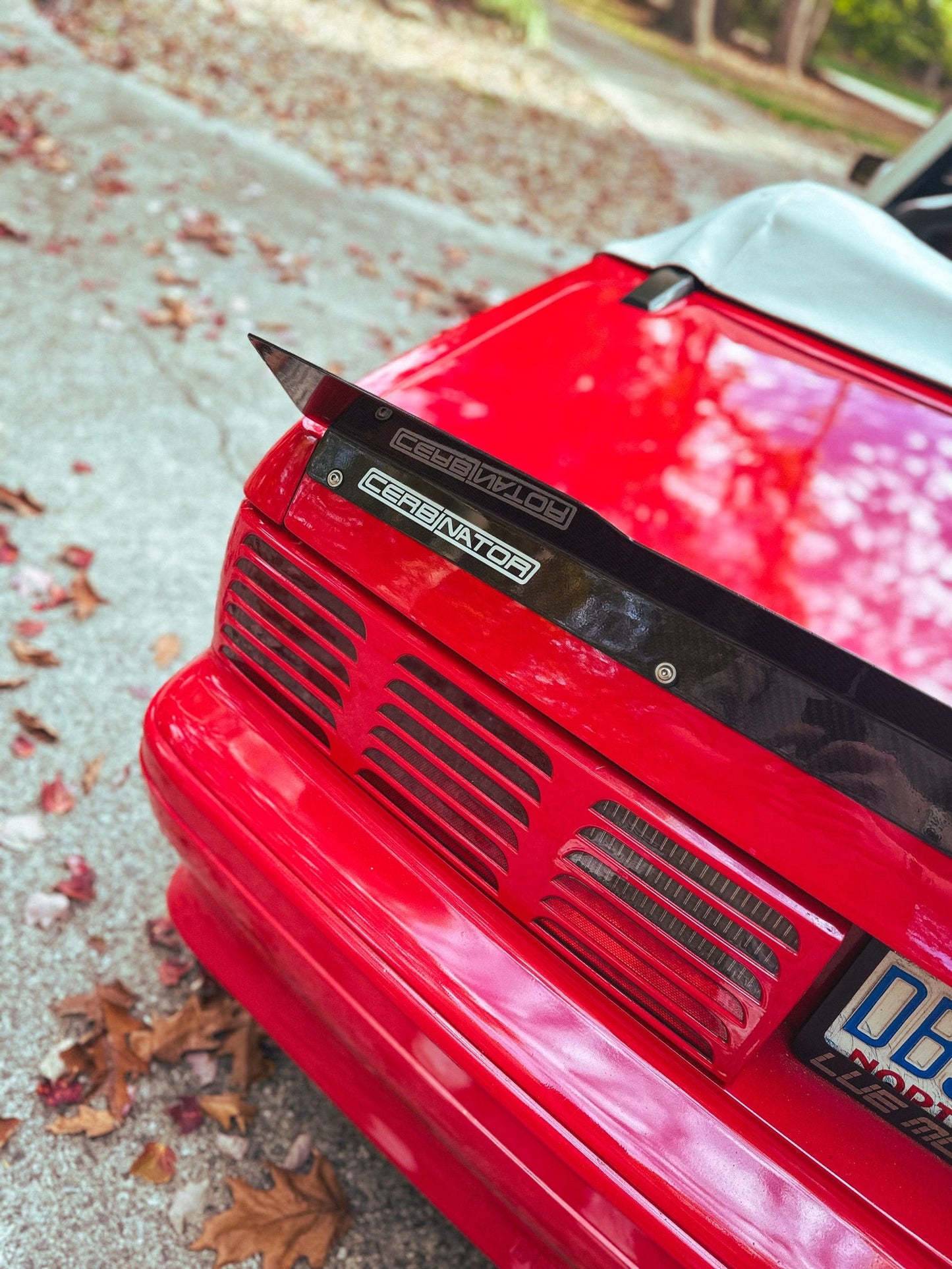 79-93 Mustang Coupe/Convertible Ducktail Spoiler (Carbon Fiber)