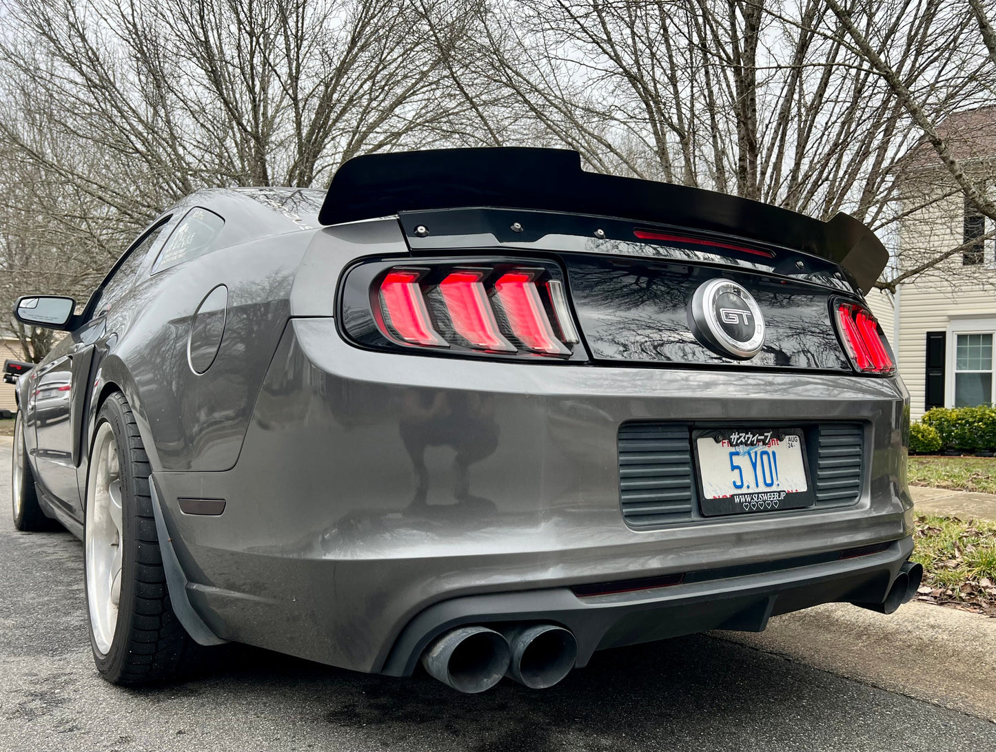2010-2014 S197 Mustang Rear Ducktail Spoiler (Beadless Version)