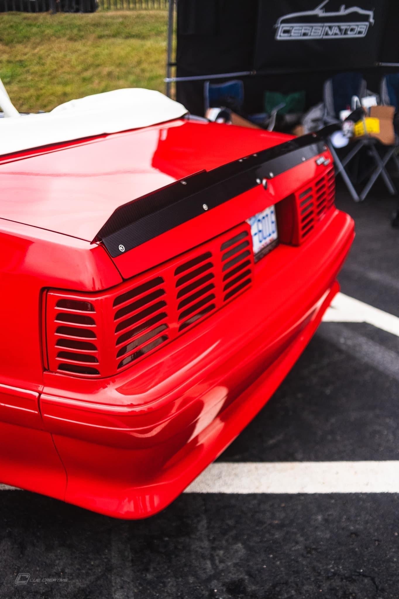 79-93 Mustang Coupe/Convertible Ducktail Spoiler (Carbon Fiber)