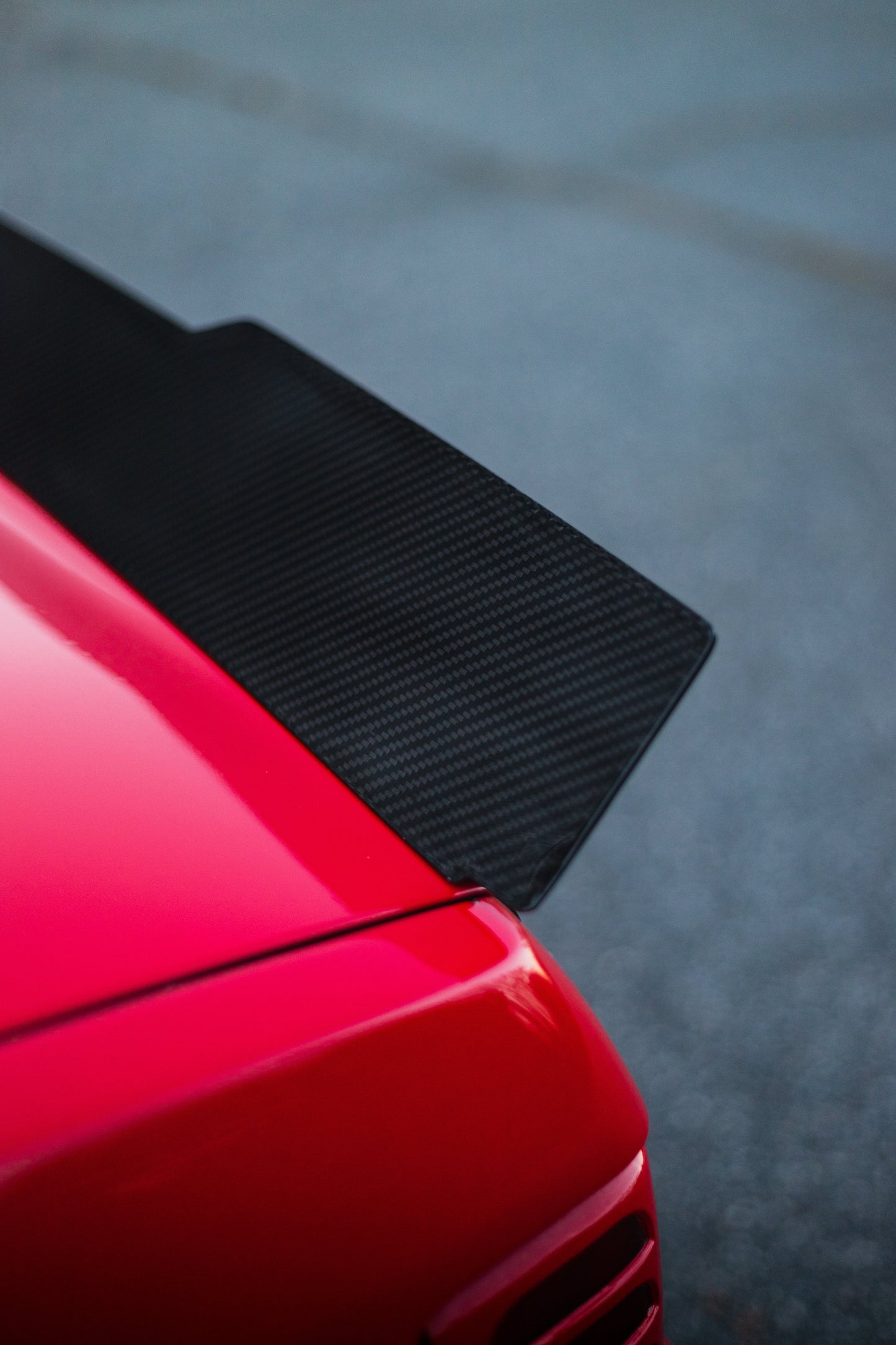 79-93 Mustang Coupe/Convertible Ducktail Spoiler (Carbon Fiber)