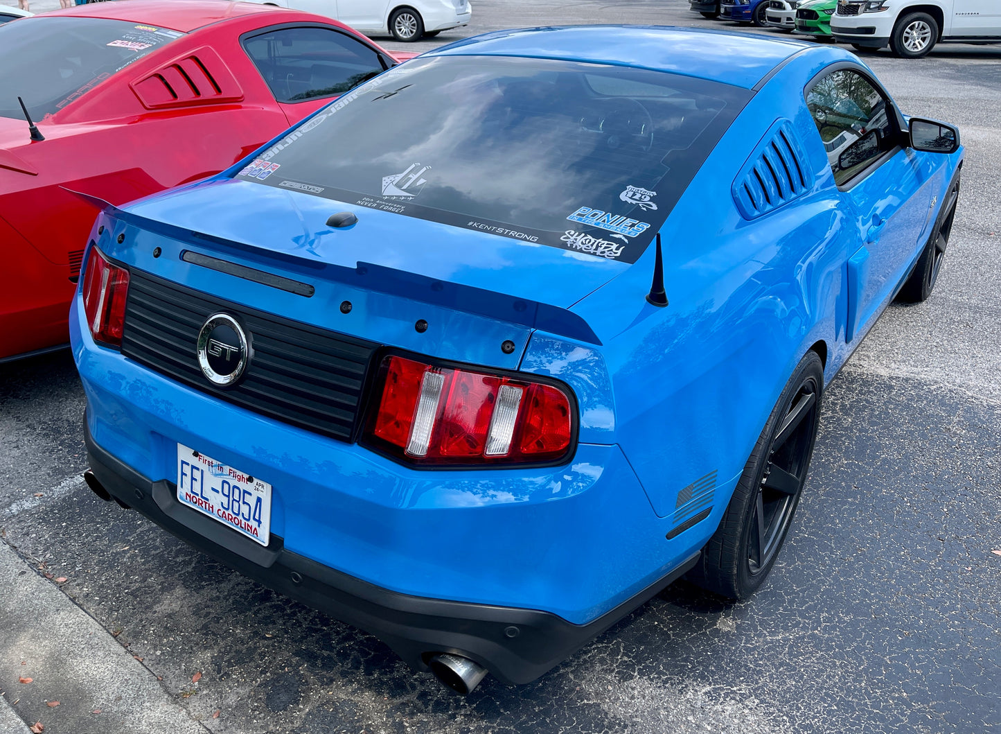 2010-2014 S197 Mustang Rear Ducktail Spoiler (Beadless Version)