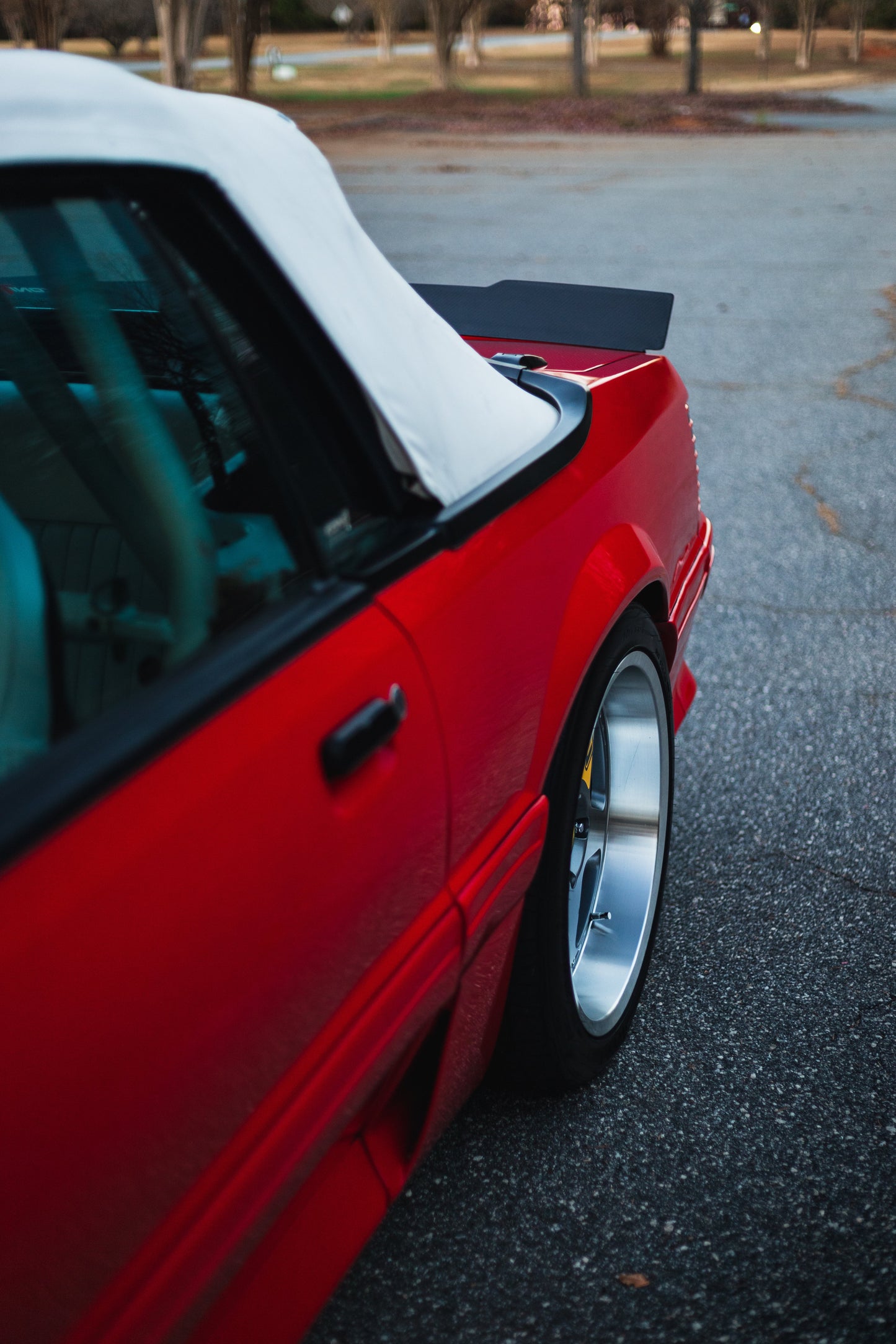 79-93 Mustang Coupe/Convertible Ducktail Spoiler (Carbon Fiber)
