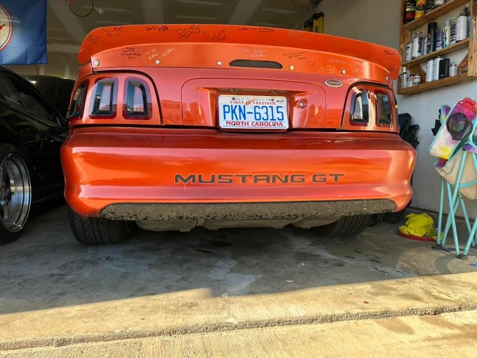 1994-1998 SN95 Mustang Rear Spoiler (Beadless Version)
