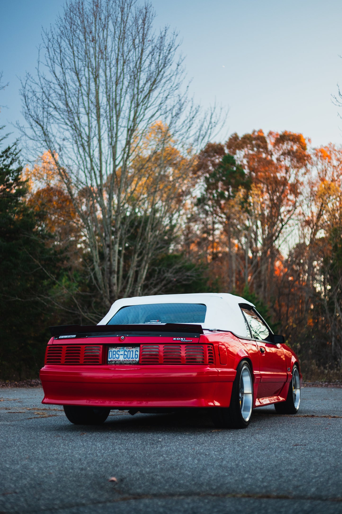 79-93 Mustang Coupe/Convertible Ducktail Spoiler (Carbon Fiber)