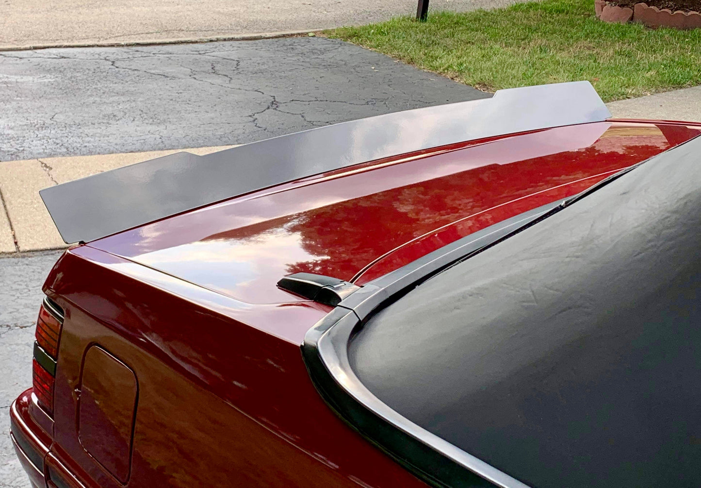 79-93 Mustang Coupe/Convertible Center Cut Ducktail Spoiler (Beadless Version)