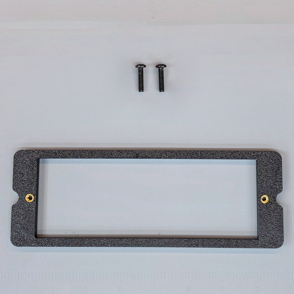 Radio Delete Panel with Holley EFI 3.5" Screen Mount for 1979 - 1986 Ford Mustang