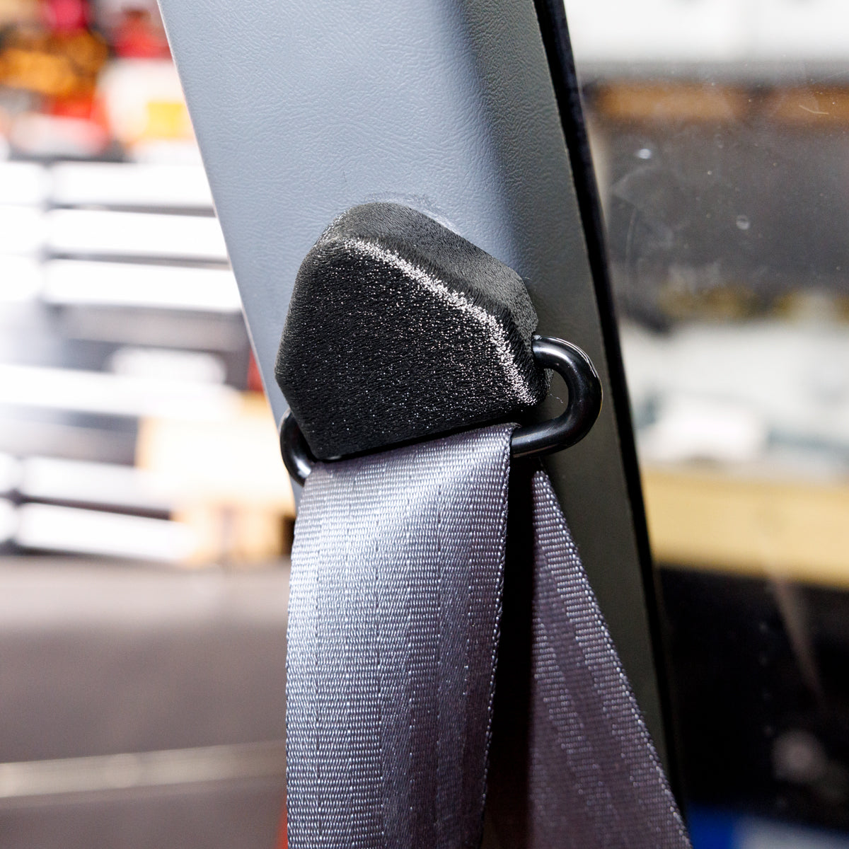 Front Seat Belt Shoulder Bolt Covers for 1979 - 1986 Ford Mustang