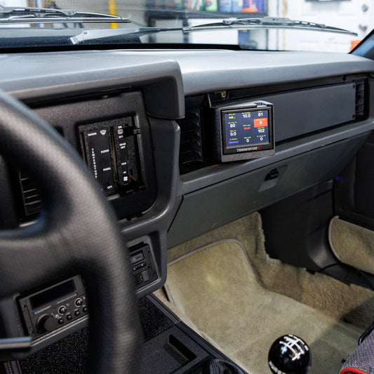 Dash Vent Holley EFI 3.5" Screen Mount for 1979 - 1986 Ford Mustang