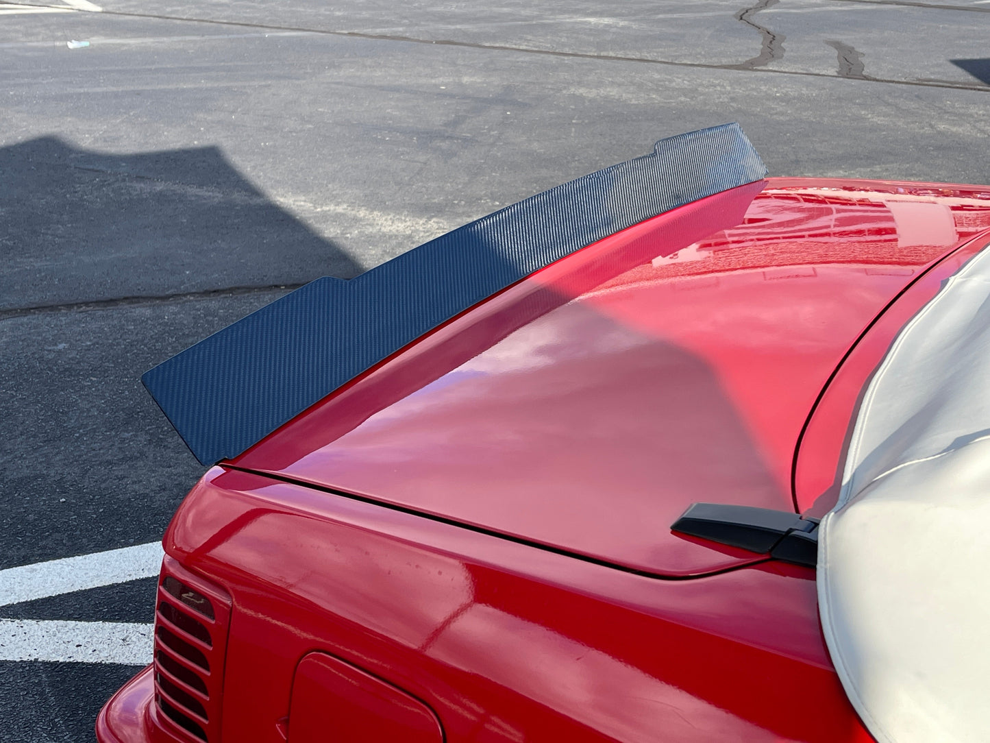 79-93 Mustang Coupe/Convertible Ducktail Spoiler (Carbon Fiber)