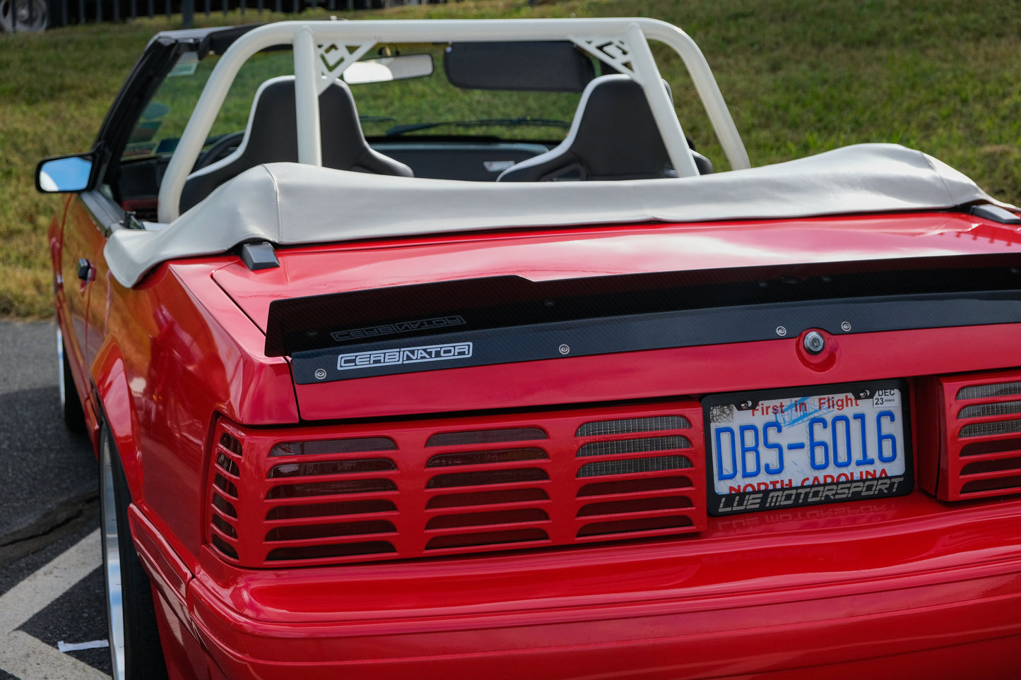 79-93 Mustang Coupe/Convertible Ducktail Spoiler (Carbon Fiber)