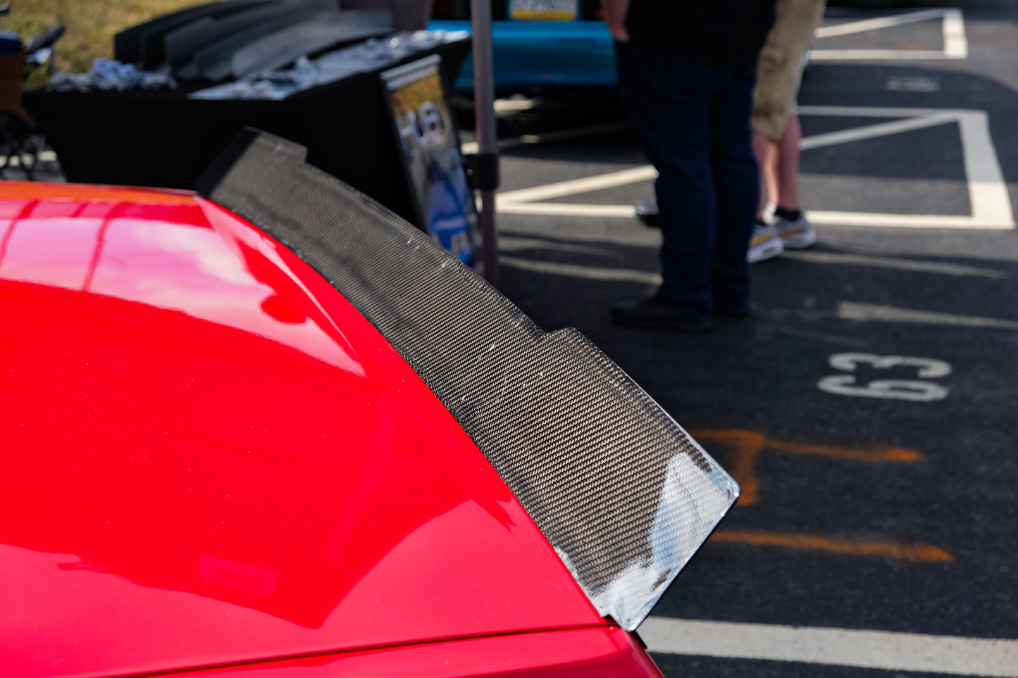 79-93 Mustang Coupe/Convertible Ducktail Spoiler (Carbon Fiber)