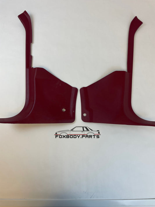 87-93 Ford Mustang Kick Panel Set (Scarlet) OEM