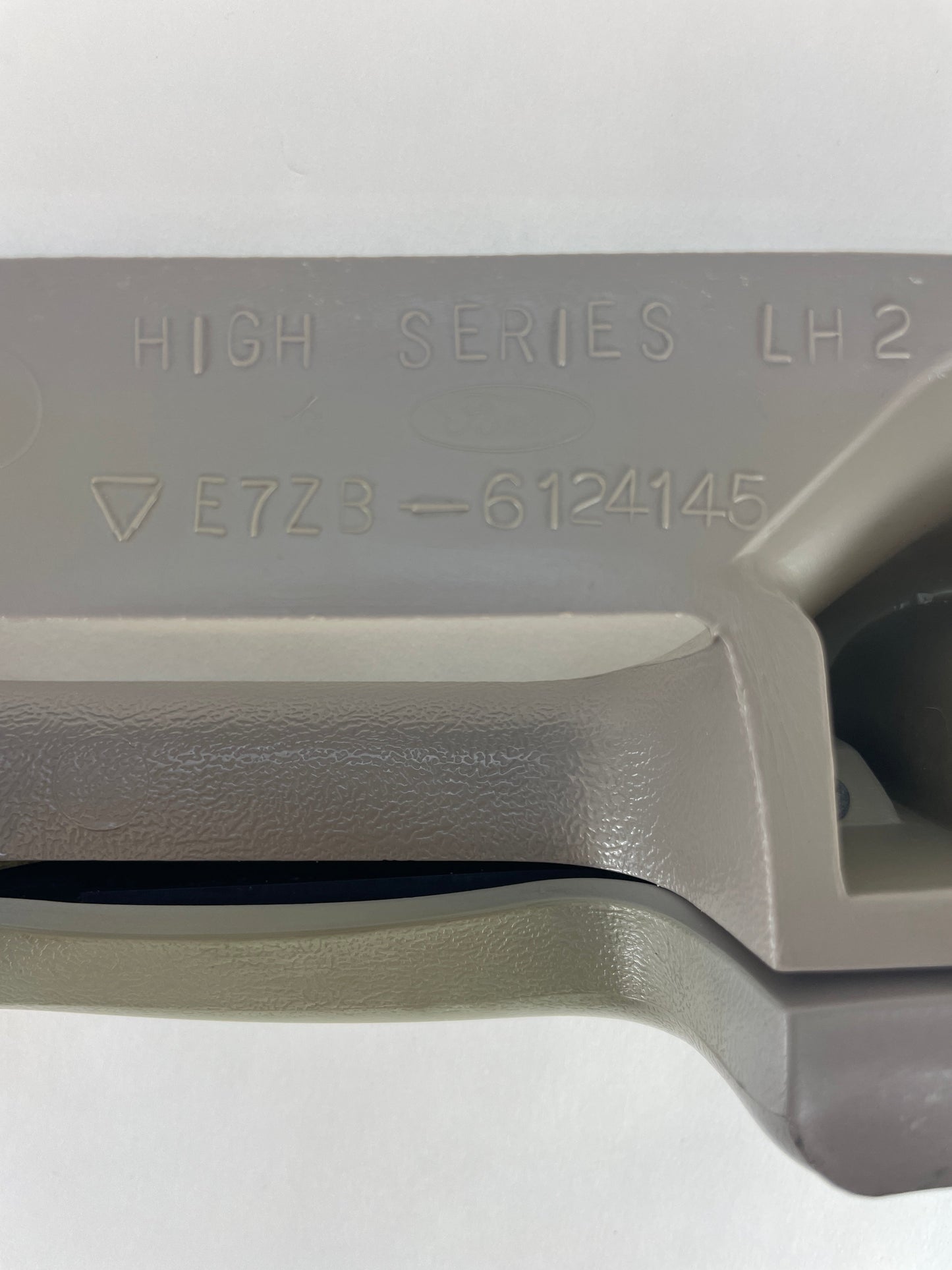87-93 Ford Mustang Door Armrest LH Passenger Power Window (Titanium) OEM