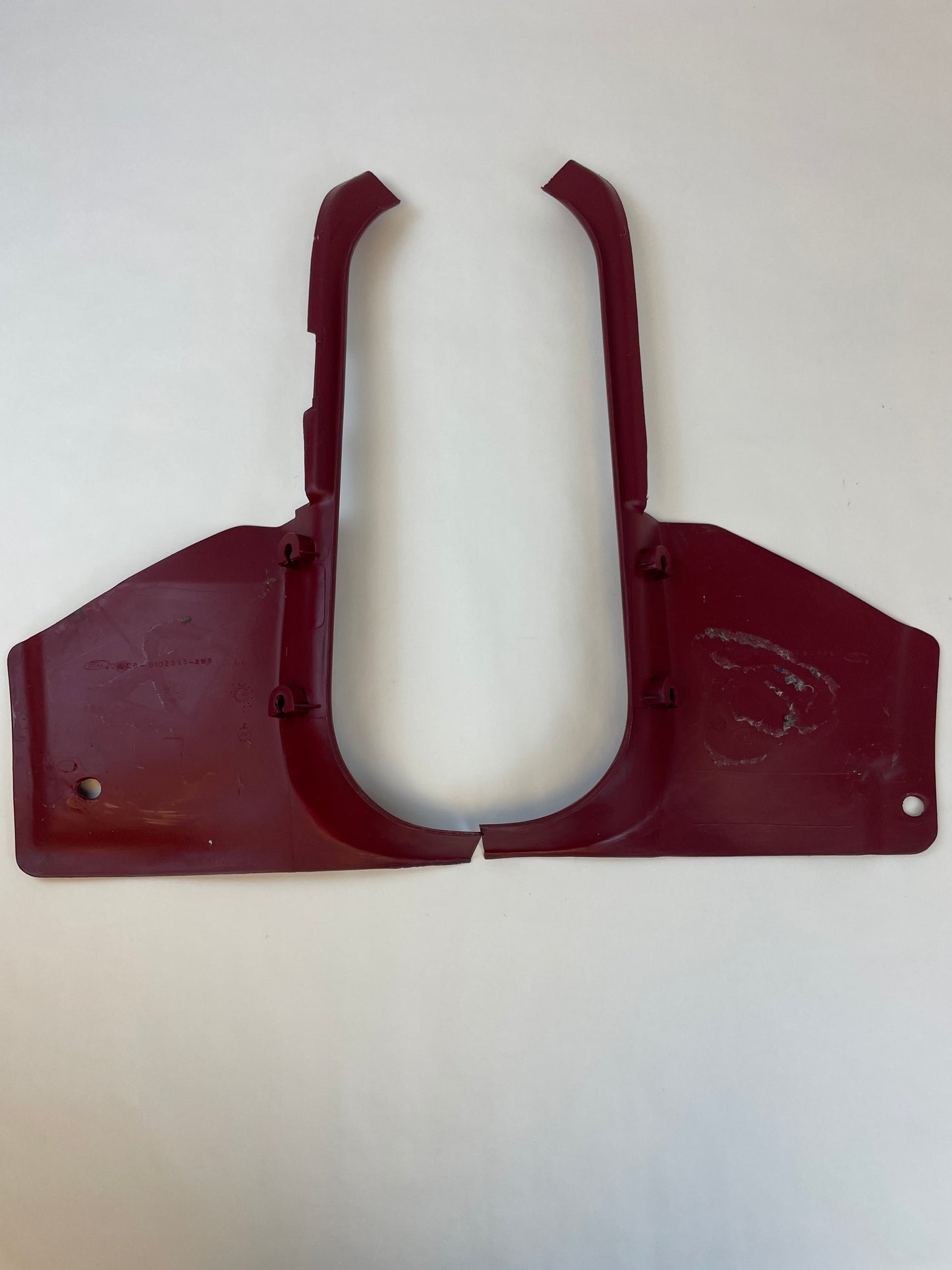87-93 Ford Mustang Kick Panel Set (Scarlet) OEM