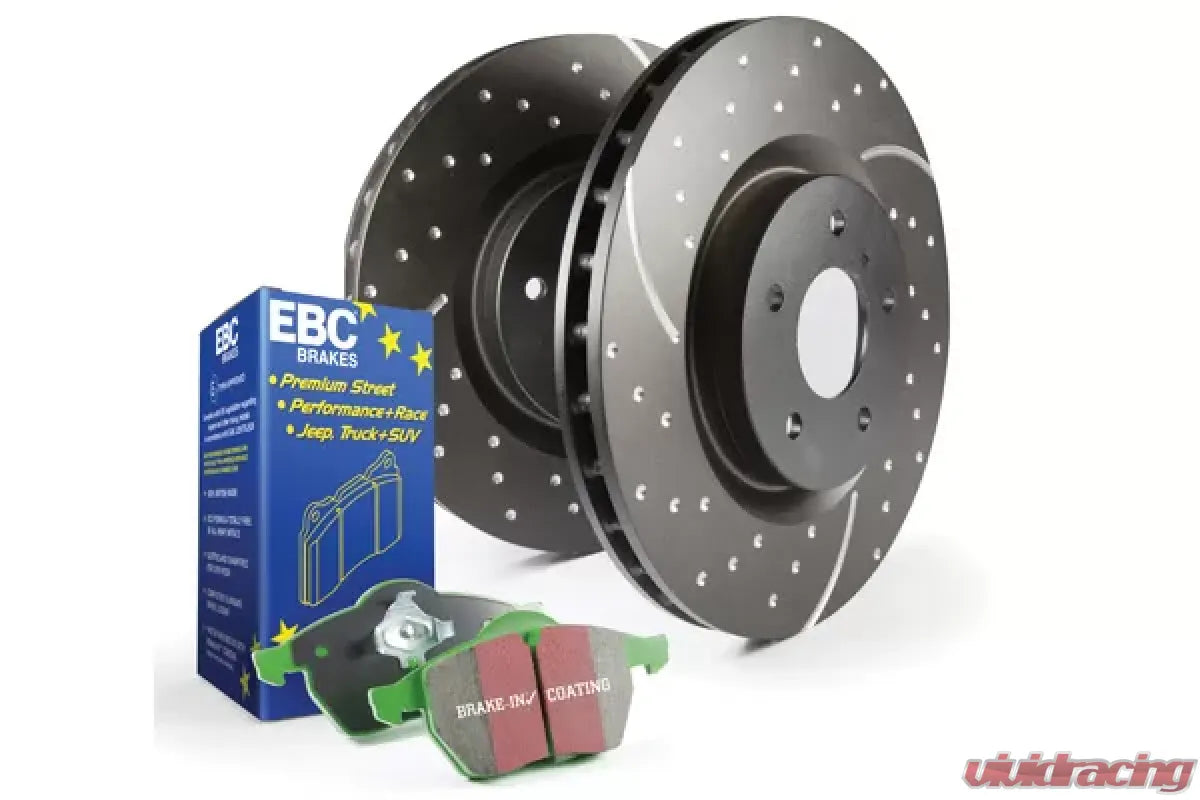 EBC Brakes Front Disc Brake Pad and Rotor Kit for Ford Mustang 1987-1993 5.0L V8
