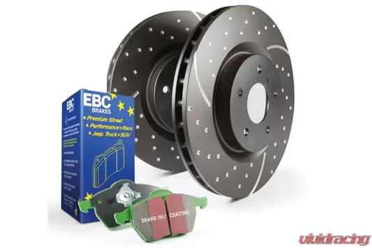 EBC Brakes Front Disc Brake Pad and Rotor Kit for Ford Mustang 1987-1993 5.0L V8