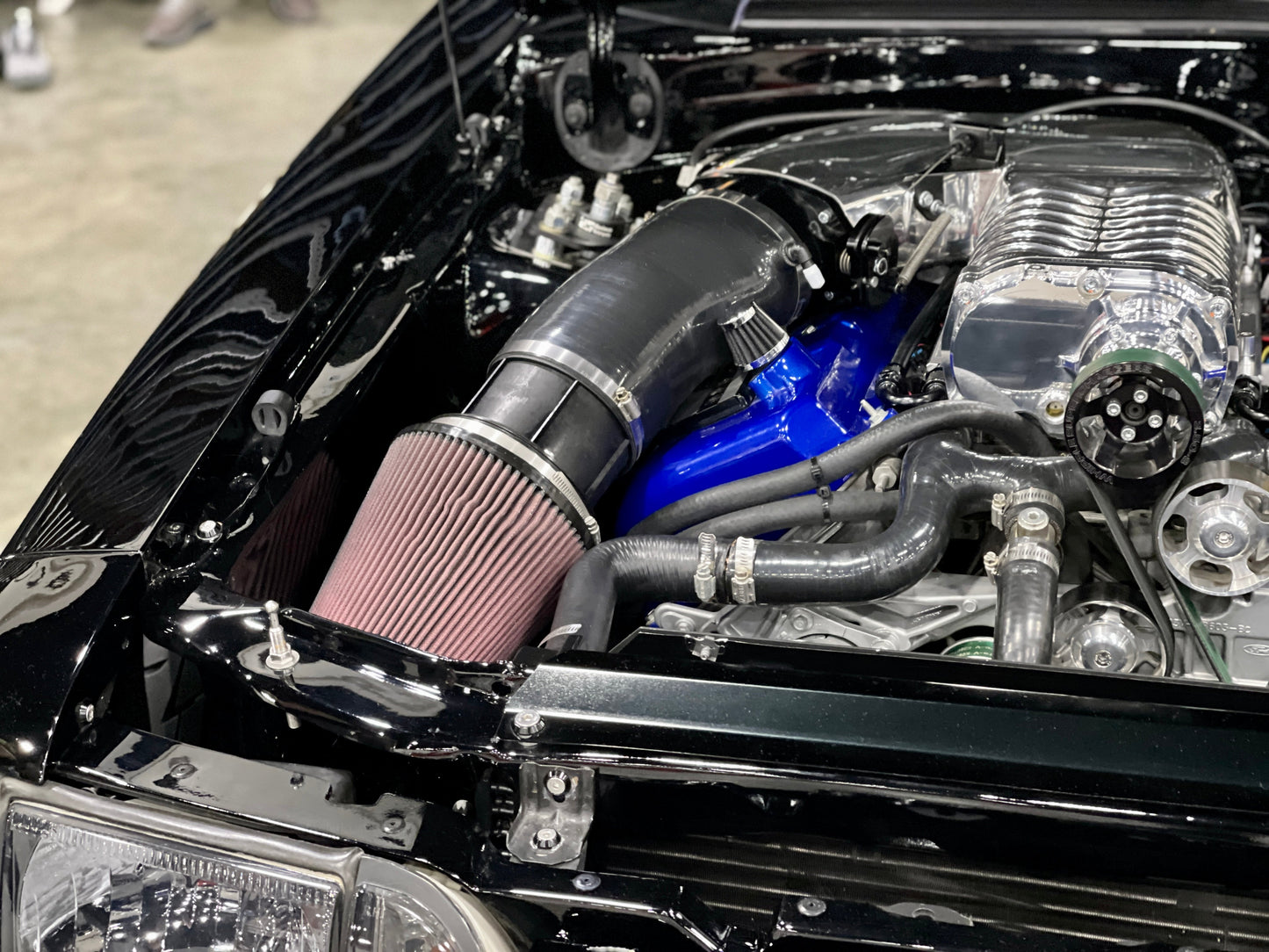 1986-1993 Mustang Mustang Engine Bay Full Kit (Black Washers, Socket Cap Bolts)